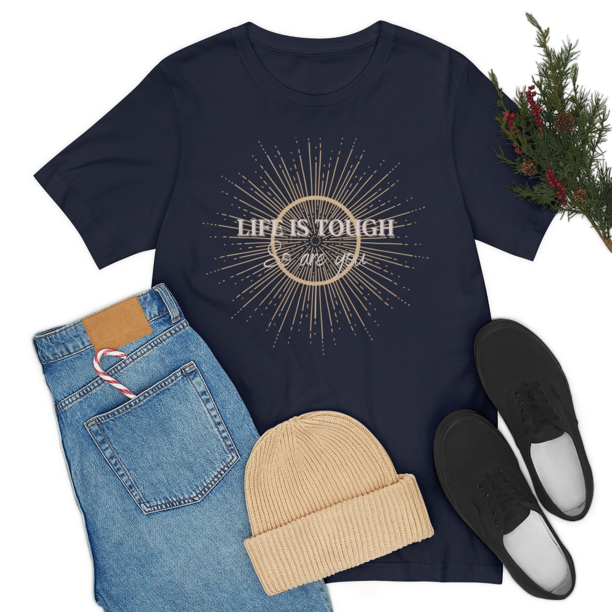 Life Is Tough Unisex Jersey Short Sleeve Tee