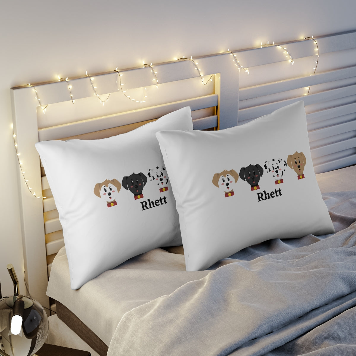 Personalized Pillow Sham - Dogs