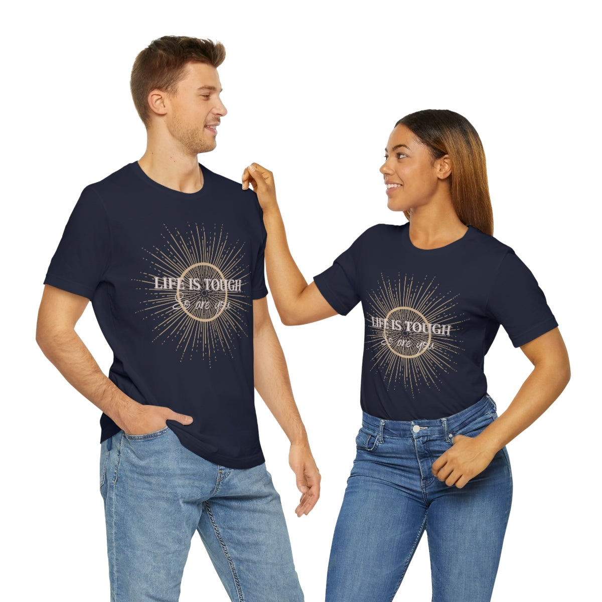 Life Is Tough Unisex Jersey Short Sleeve Tee