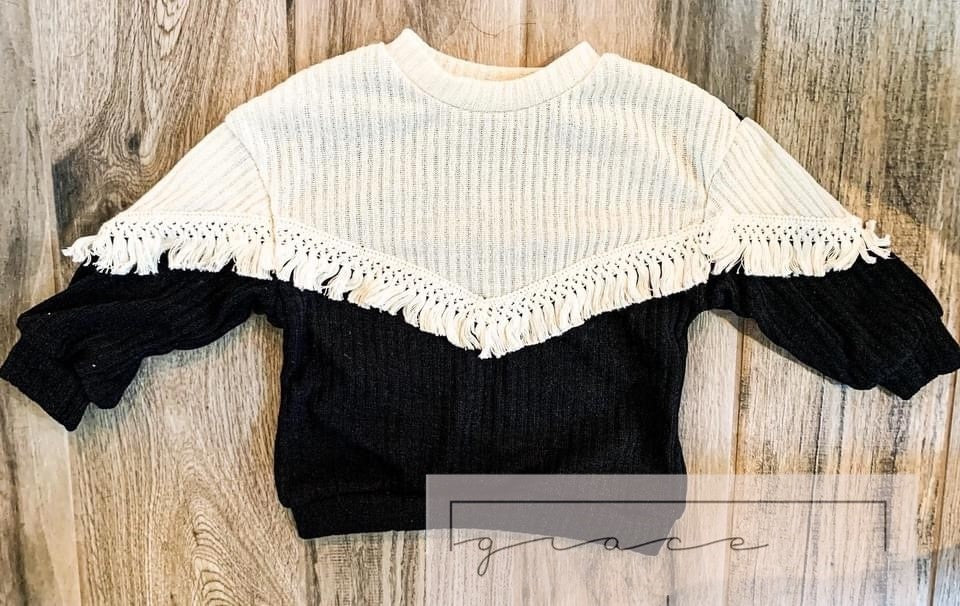 Girls Fringe Lightweight Long Sleeve RTS