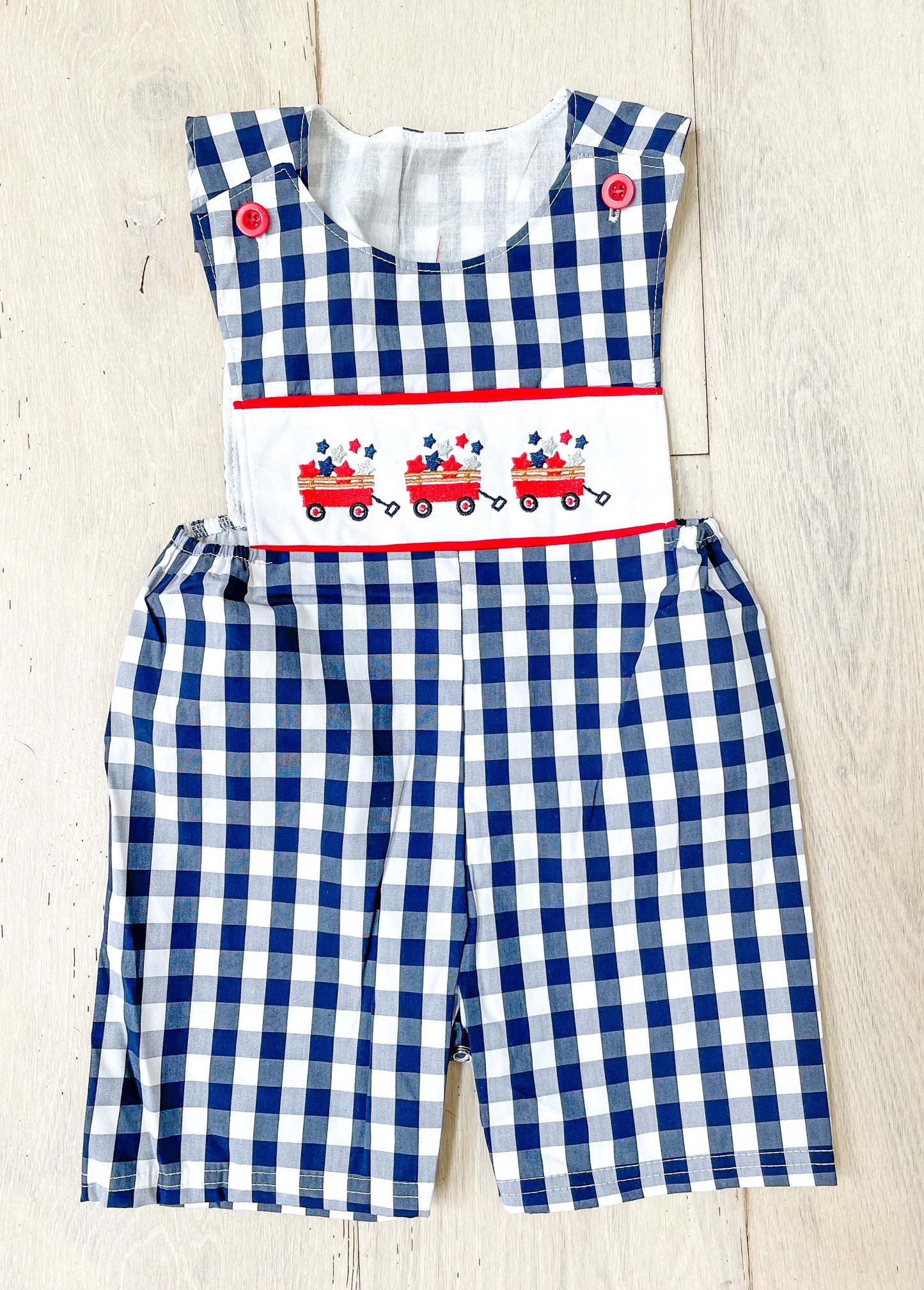 Kids 4th of July Stars Wagon Bubble & Jon Jon