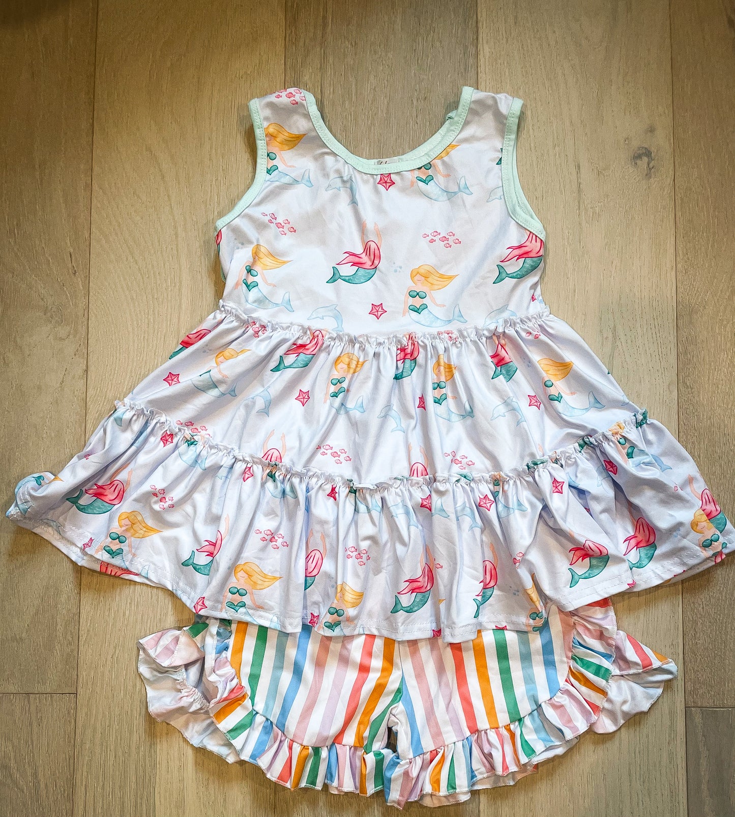 Girls Rainbow Mermaid Playset