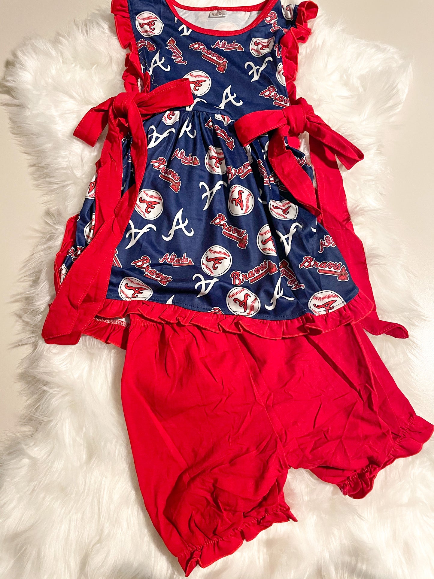 Little Girls Braves Set