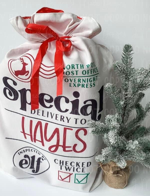 Personalized Santa Sacks
