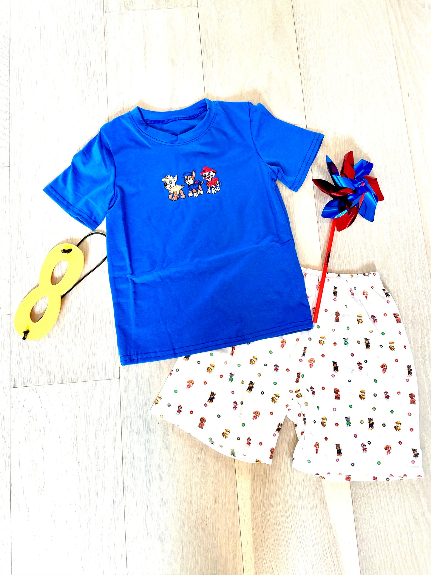 Kids Paw Patrol Embroidered Set - RTS