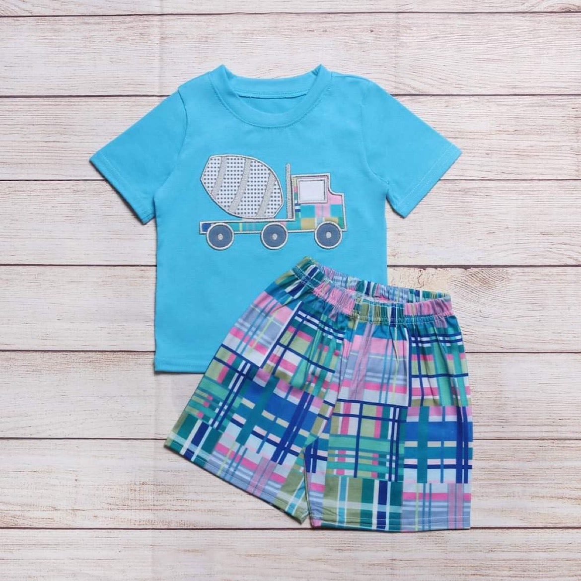 Little Boys Cement Truck Outfit