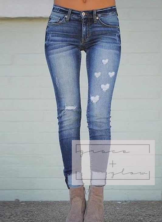 Women’s heart jeans rts