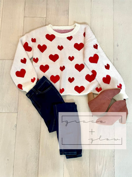 Women’s My Heart Sweater RTS