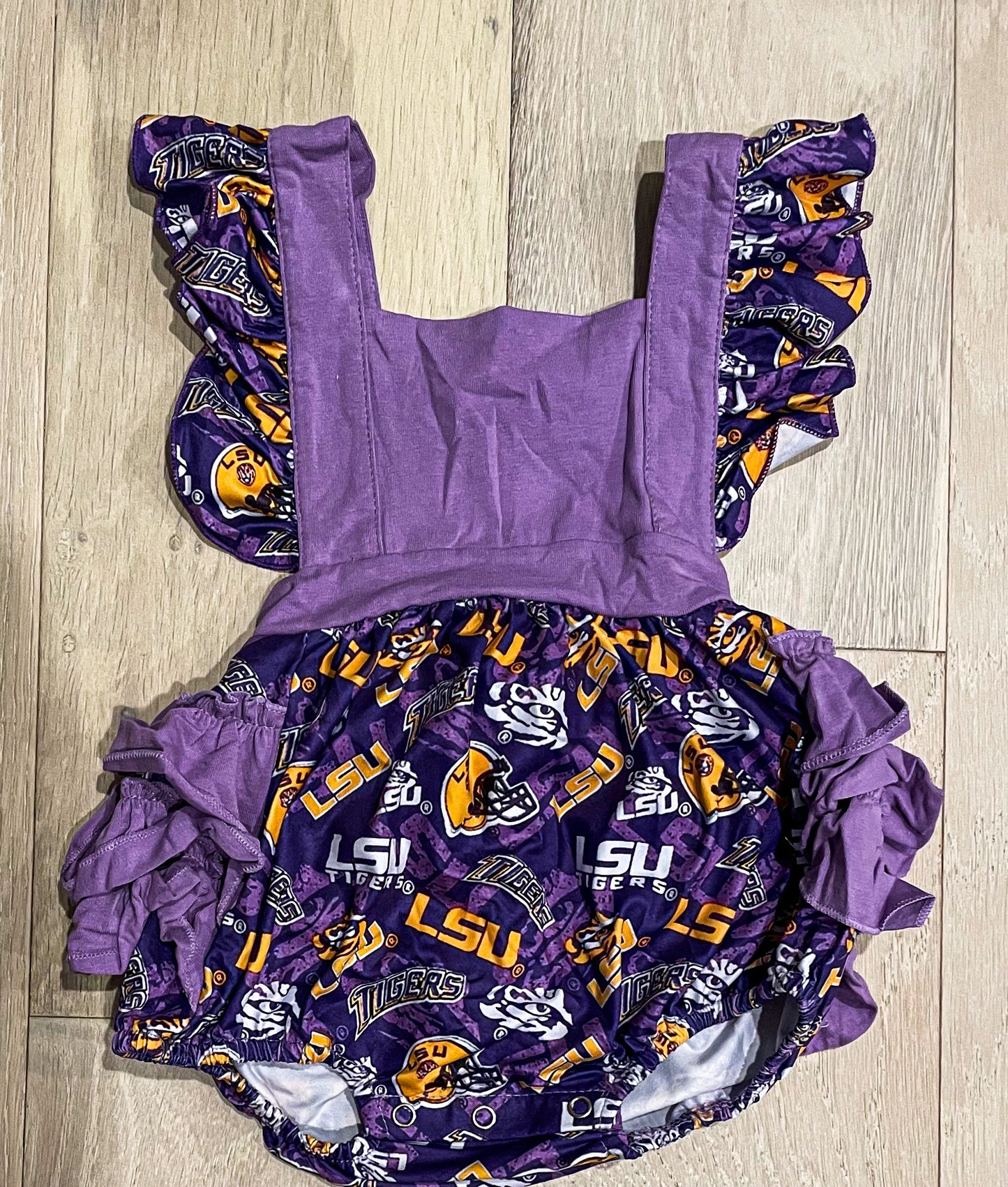 Geaux Tigers Romper Set