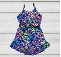 Girls Cheetah Romper - RTS (2030)