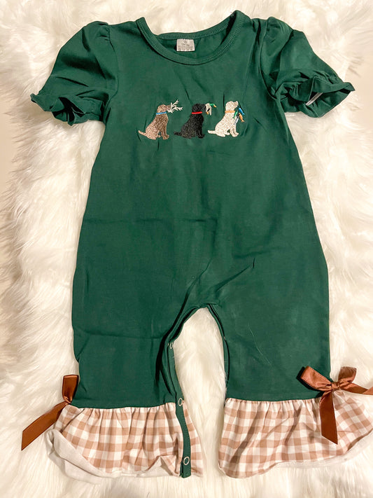 Girls Ducks & Puppies Embroidered sets