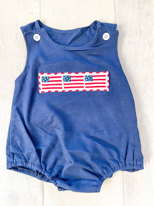 Little Boys Flag Bubble