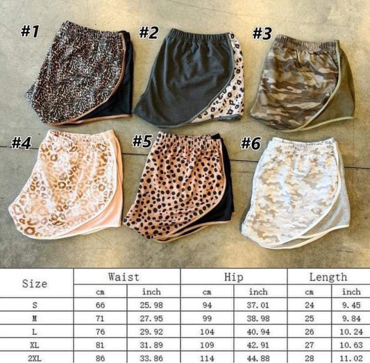 Women's Patterned Workout Shorts