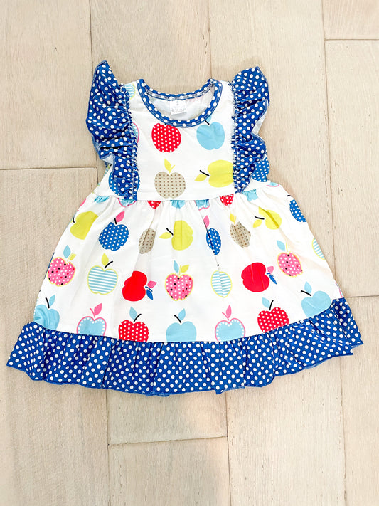 Girls Applily Back To School Dress