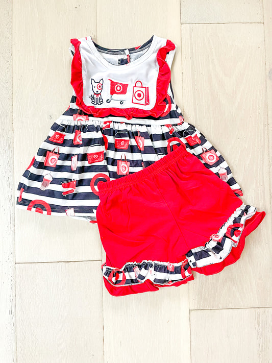 Girls bullseye 2 piece set