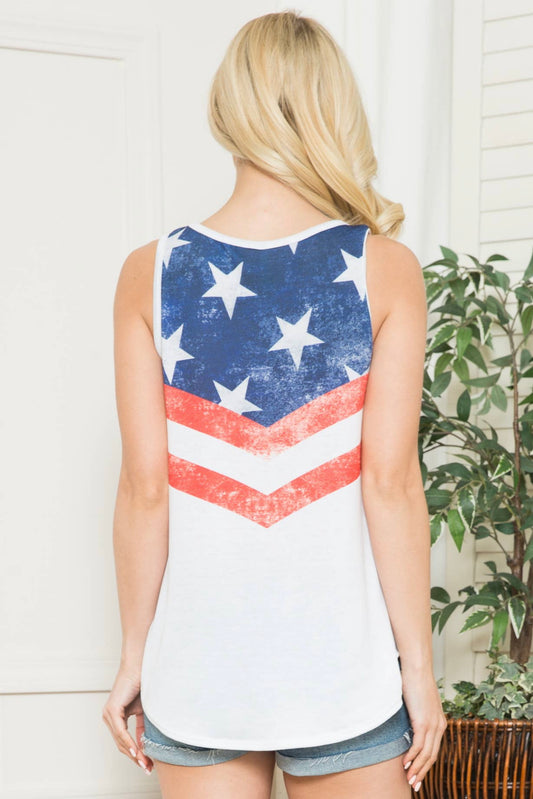 Women's Stars and Stripes Top