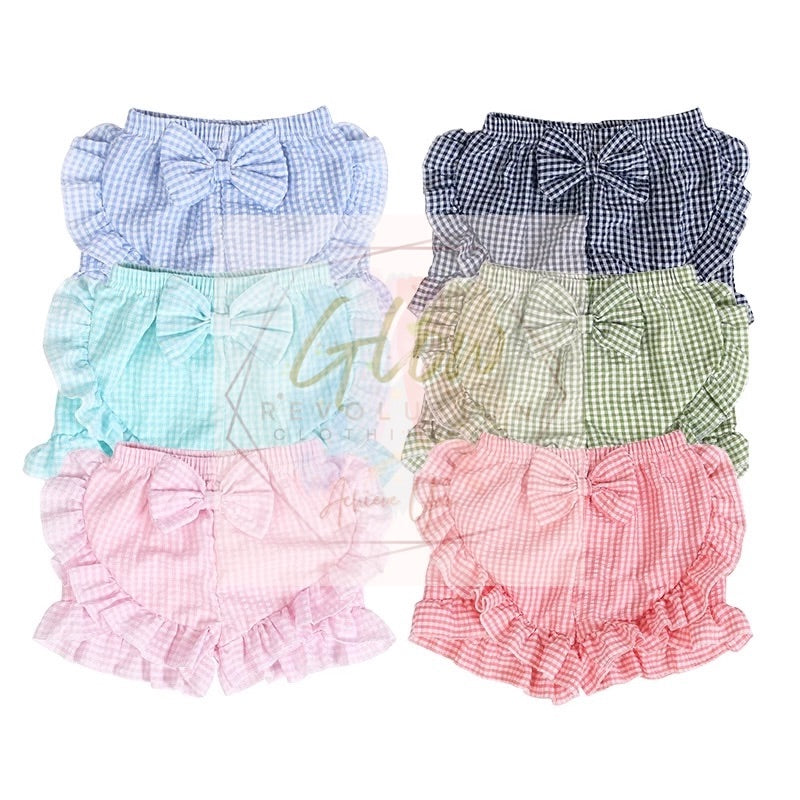 Little Girls Seersucker Shorts