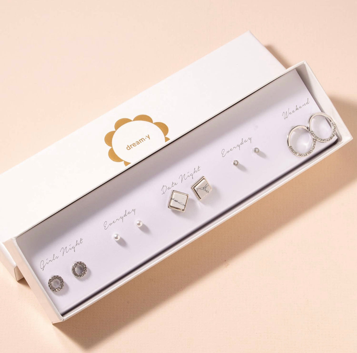 Gift Box Stud Earrings set